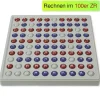 ABACO 100 mit Zahlen, rot-blau, Zähl- und Rechenrahmen