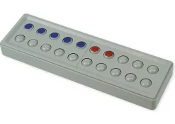ABACO 20 tricolor rot-blau-grau, Zähl- und Rechenrahmen