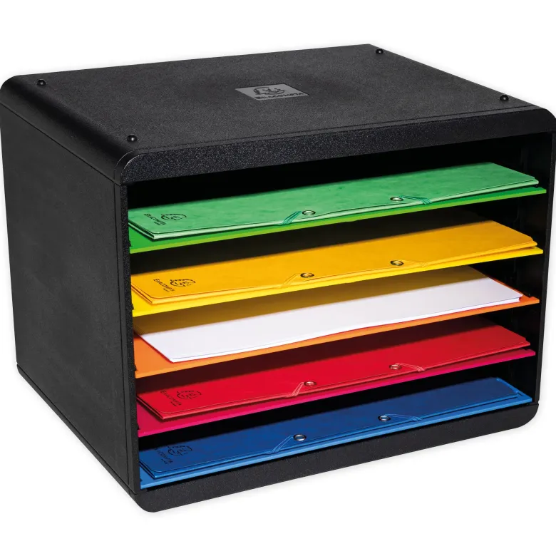 Ablagebox A4 "Regenbogen", Kunststoff mit 5 Fächer