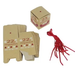 Adventskalender-Boxen aus Pappe, zum Befüllen