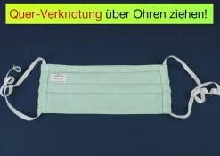 Alltags-Gesichts-Maske aus Baumwoll-Stoff „Flexigröße“