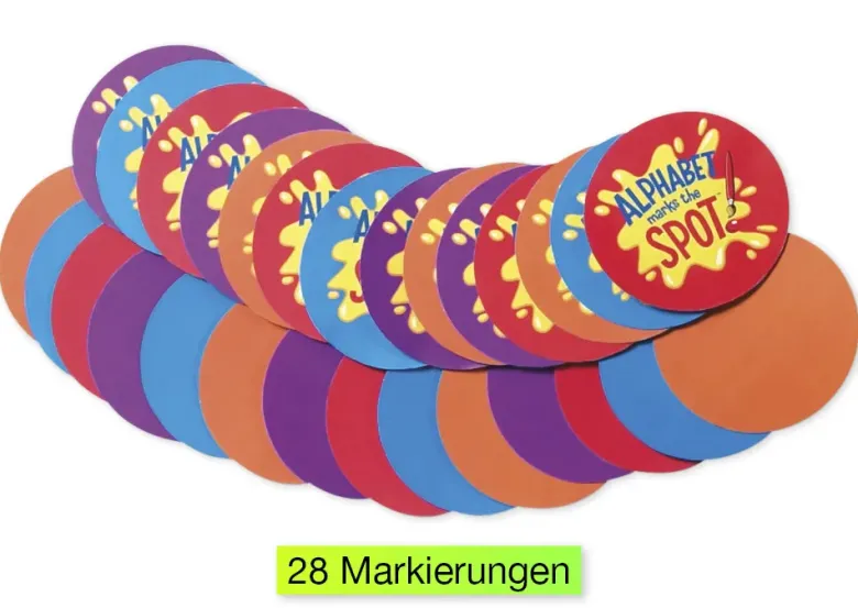 Alphabet-Lernspiel "Bewegtes Lernen", 34-tlg.