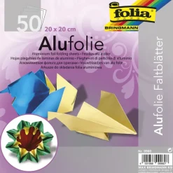 Alu-Faltblätter 20x20 cm, 50 Blatt