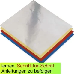 Alu-Faltblätter 20x20 cm, 50 Blatt