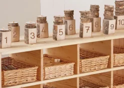 Astscheiben-Steckspiel zum Zählen bis 10, 65-tlg.