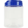 Aufbewahrungsdose klein mit Schraubdeckel blau, transparent