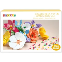 Bastelset Bügelperlen "3D Blumen"