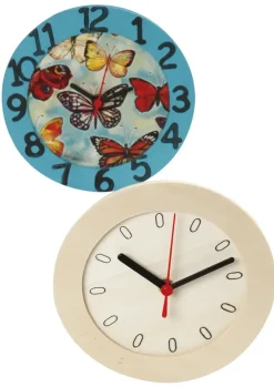 Bastelset "Uhr mit Holzrahmen"