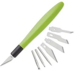 Bastelwerkzeug-Set apfelgrün 9-tlg.
