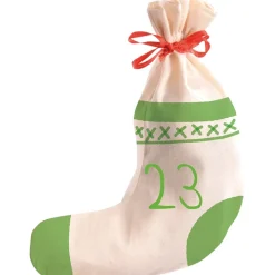 Baumwoll-Stiefel für Adventskalender, 24 Stück