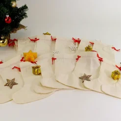 Baumwoll-Stiefel für Adventskalender, 24 Stück