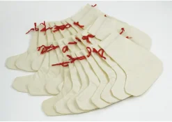 Baumwoll-Stiefel für Adventskalender, 24 Stück
