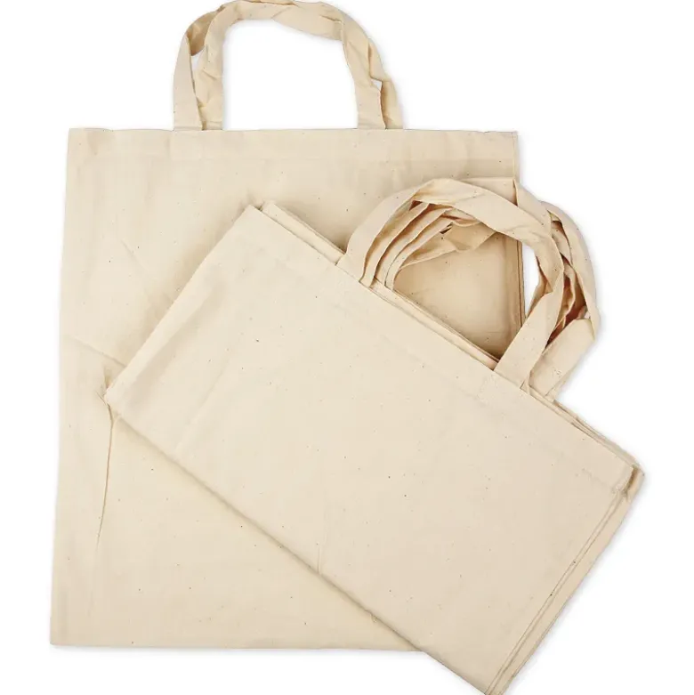 Baumwolltaschen zum Bemalen, 5 Stück