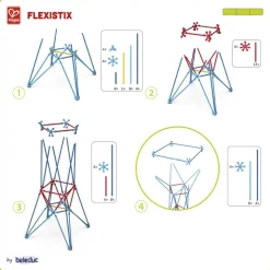 beleduc Gruppen-Set Flexistix XXL, 480-tlg.