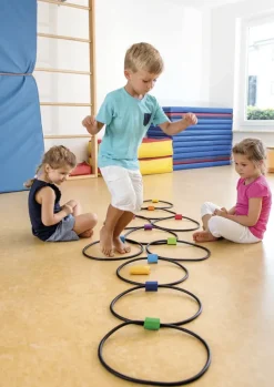 beleduc Hüpf- und Wurfspiel mit Zahlen, 15-tlg.