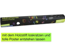beleduc Kratzposter XL, 8 Stück