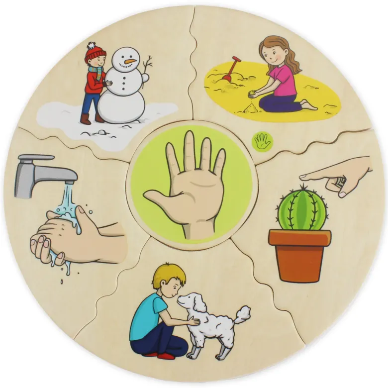 beleduc Puzzle Humanico "5 Sinne", 30-tlg.