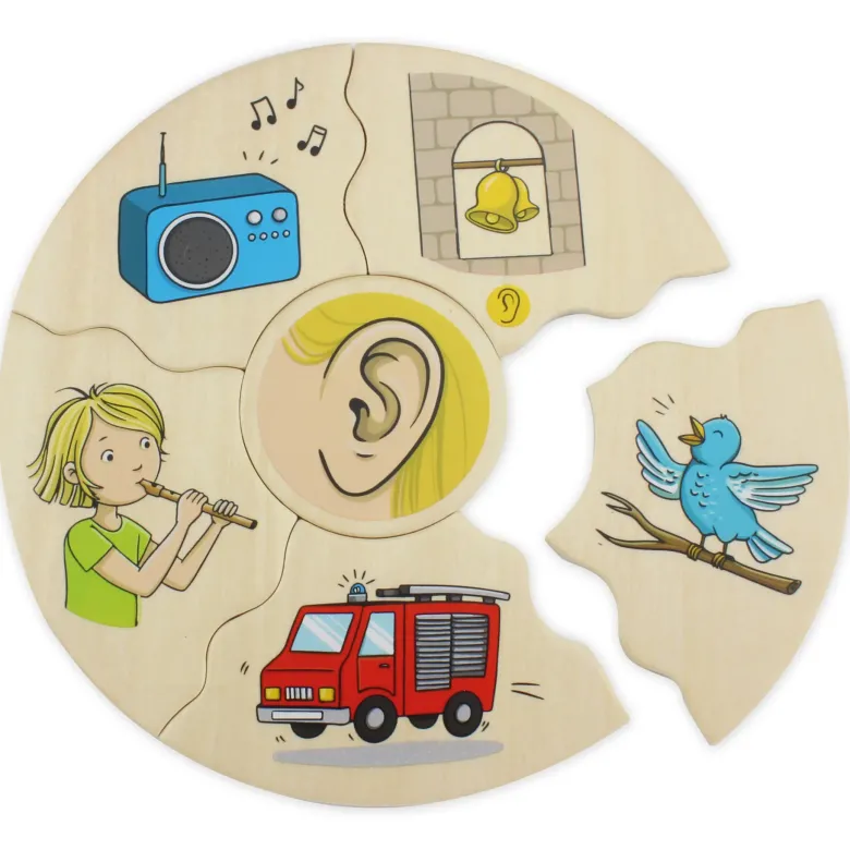 beleduc Puzzle Humanico "5 Sinne", 30-tlg.