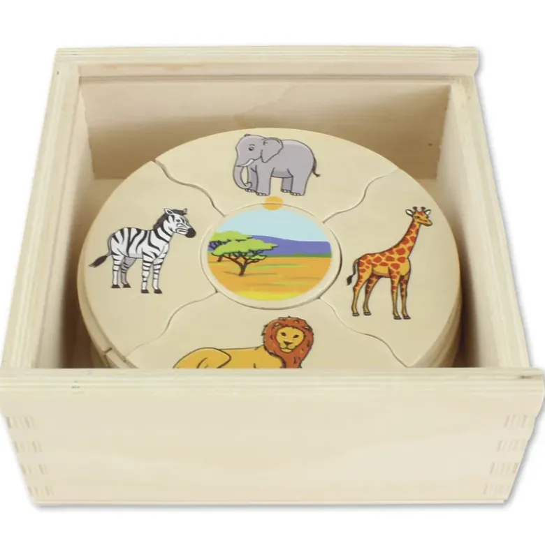beleduc Puzzle-Set "Tierwelten - Lebensräume der Tiere", 45-tlg.
