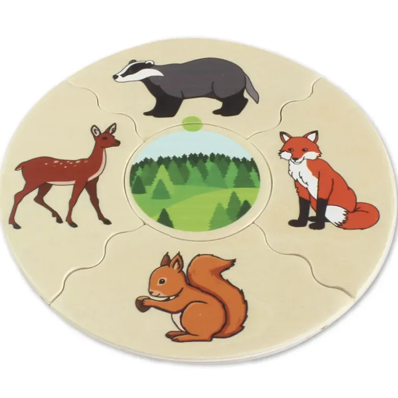 beleduc Puzzle-Set "Tierwelten - Lebensräume der Tiere", 45-tlg.