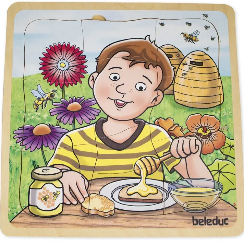 beleduc Schichten-Puzzle "Honig", 29-tlg.