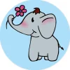 Belobigungs-Aufkleber "Elefant" in Spender-Box, 500 Stück