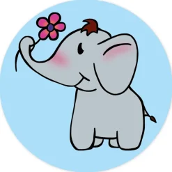 Belobigungs-Aufkleber "Elefant" in Spender-Box, 500 Stück