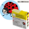 Belobigungs-Aufkleber "Marienkäfer" in Spender-Box, 500 Stück