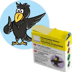 Belobigungs-Aufkleber "Rabe" in Spender-Box, 500 Stück