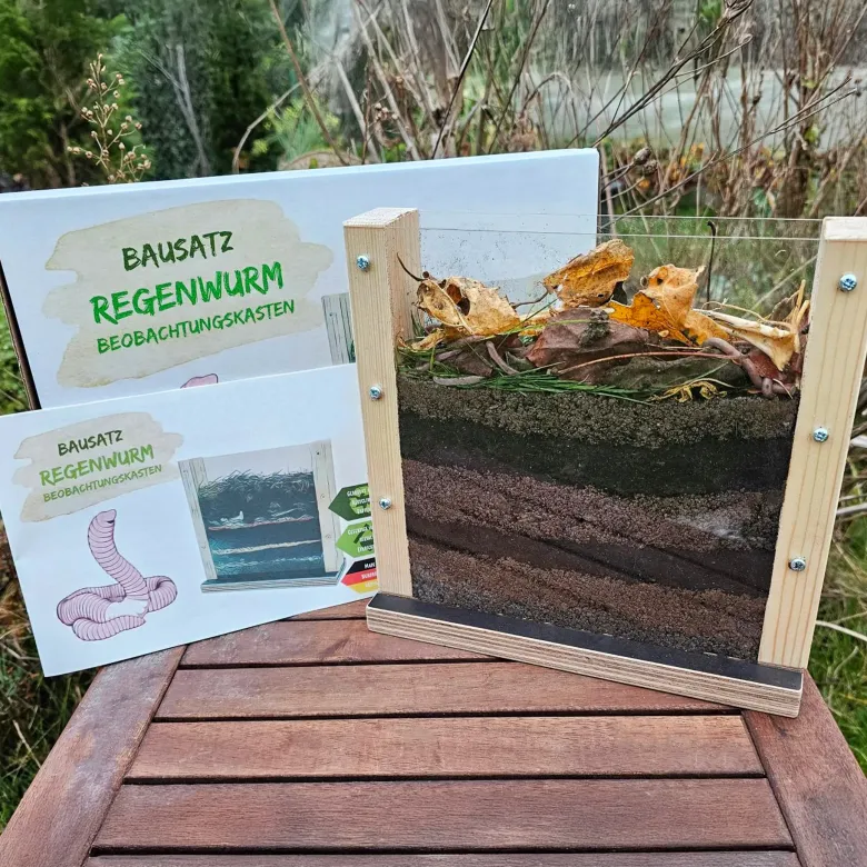 Beobachtungs-Kasten "Regenwürmer", Bausatz