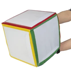 Blanko-Würfel mit Einstecktaschen 25 cm