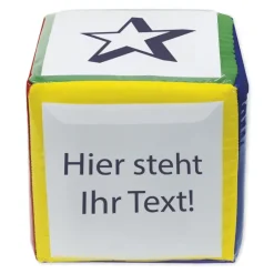 Blanko-Würfel mit Einstecktaschen 25 cm