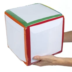 Blanko-Würfel mit Einstecktaschen 20 cm