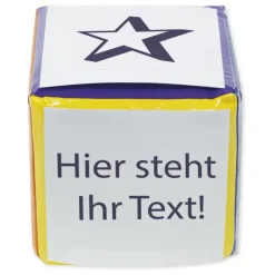 Blanko-Würfel mit Einstecktaschen 20 cm