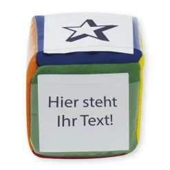 Blanko-Würfel mit Einstecktaschen 6 cm