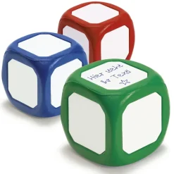 Blanko-Würfel mit weißen Flächen, 5,5 cm