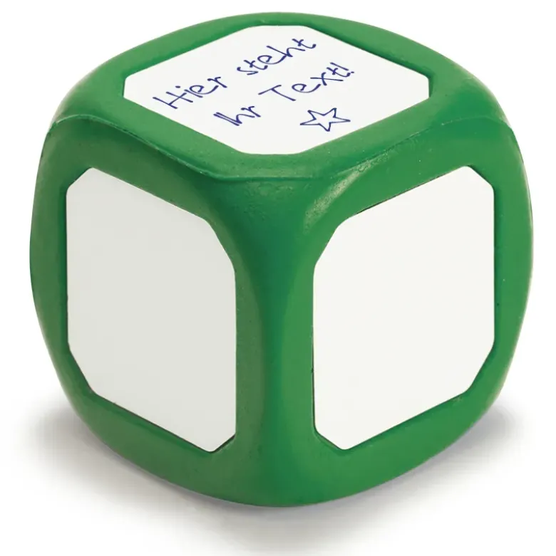 Blanko-Würfel mit weißen Flächen, 5,5 cm