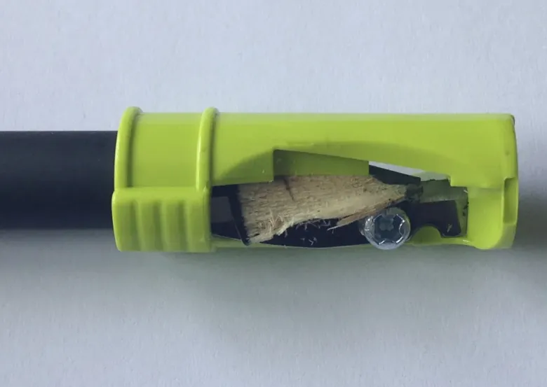 Bleistift "3in1", mit Spitzer und Radierkappe, 175mm