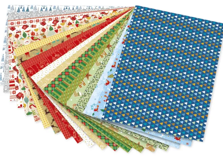 Block Motivkarton "Weihnachten" 24x34 cm, 20 Blatt