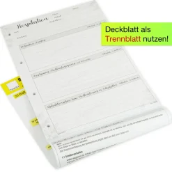 Block Unterrichts-Besuche A4 "Meine Hospitation", 50 Blatt