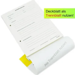 Block Verhaltensberichte A5, 50 Blatt mit Durchschlag
