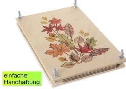 Blätterpresse, 33x23 cm