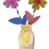 Blumen aus Holz, groß, 20 Stück