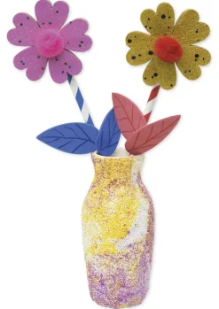 Blumen aus Holz, groß, 20 Stück