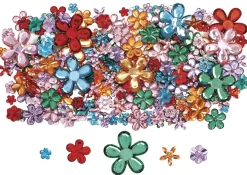 Blumen-Dekosteinchen, 300-tlg.