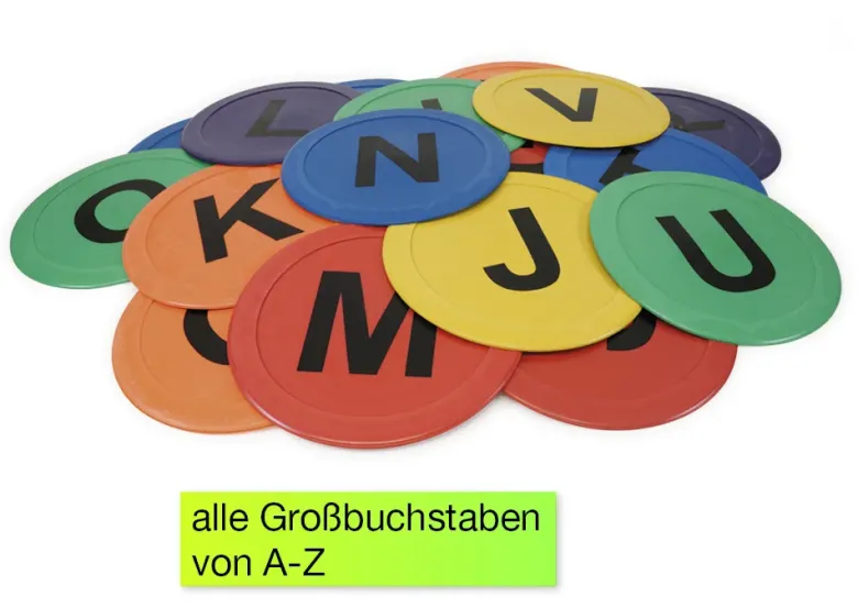 Boden-Buchstaben "Bewegtes Lernen" A-Z, 26-tlg.