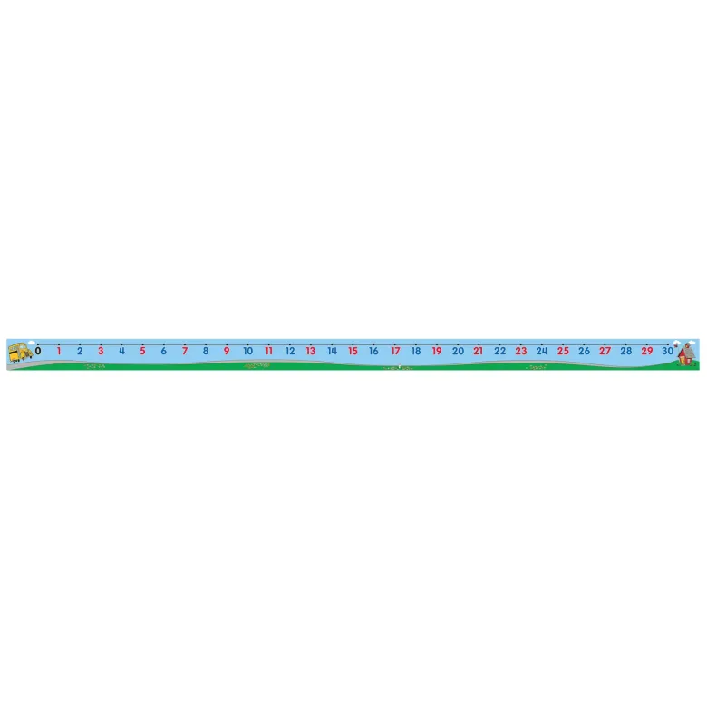 Boden-Zahlenstrahl XL, 0-30, 660 cm lang