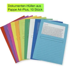 Büro-Organisations-Set "Pappe", 18-tlg.