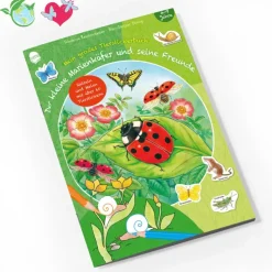 Buch "Der kleine Marienkäfer und seine Freunde", 24 Seiten mit 60 Aufklebern