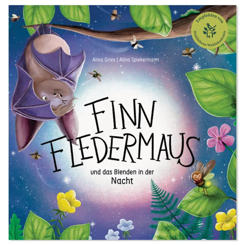 Buch "Finn Fledermaus und das Blenden in der Nacht", 48 Seiten